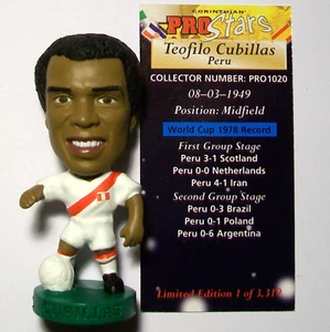 Corinthian Prostars PERU Home CUBILLAS PRO1020 Loose+Card INT. TOURNAMENT GREATS - Picture 1 of 1