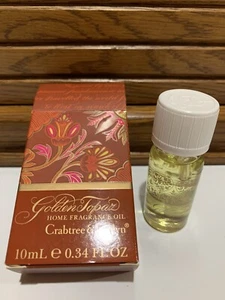 CRABTREE & EVELYN Vintage GOLDEN TOPAZ Home Fragrance Oil - NIB - Foto 1 di 3