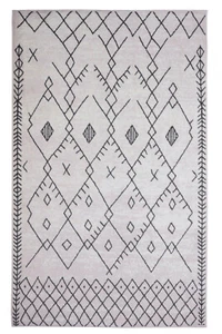 Trellis Bohemian - 3'6"x5'6" Peach, Moroccan Faded Transitional Area Rug - 511 - Picture 1 of 9