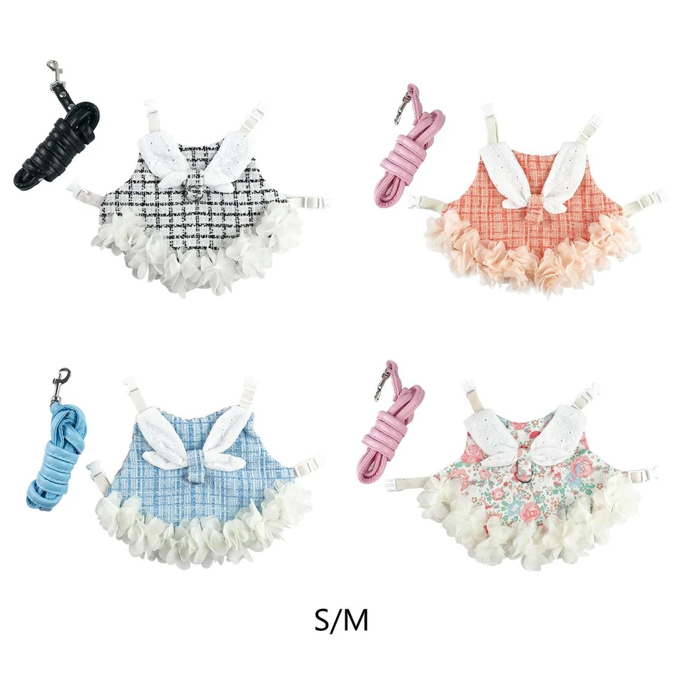 Kaninchen Weste Geschirr Hase Kleidung Kleid Kostüm weich verstellbar für - Bild 1 von 1