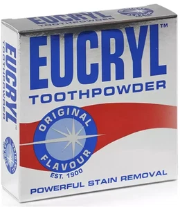 Zähne aufhellen Zahnaufhellung Zahnweiß Pulver Eucryl Original 50g - Bild 1 von 2