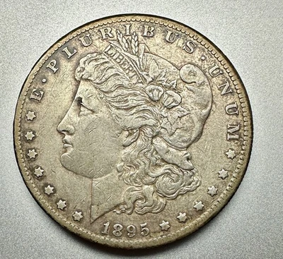 Dólar Morgan 1895-O XF detalles fecha clave #9764 Foto 1 de 2