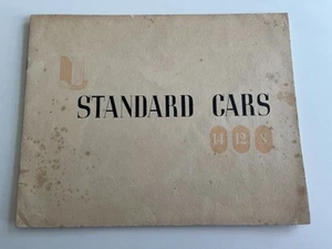 The Standard Motor Co Ltd EIGHT 8 ZWELVE 12 Limousine Coupe Tourer Prospekt 1946 - Bild 1 von 3