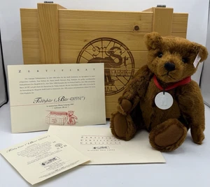 Oso de peluche Steiff 2003 exclusivo del club Leipzig 1903 edición limitada - Imagen 1 de 20
