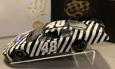 Jimmie Johnson #48 Lowe's ZEBRA TEST CAR 1/24 ELITE 2007 Monte Carlo SS 1/708 - Image 1 of 4