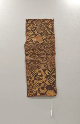 Tela hecha a mano de rafia tejida natural africana Cuban Congo Foto 1 de 2