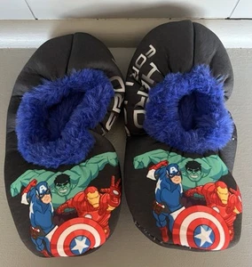 Toddler Boys' Disney Avengers Non-Slip Slide Slippers - Approx. Size 9T-10T - Picture 1 of 2