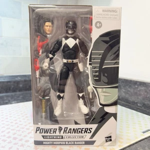 Hasbro Power Rangers Lightning Collection - Modellino Ranger Nero Mighty Morphin - Foto 1 di 13