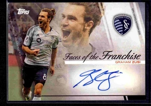 2017 Topps MLS Faces of the Franchise autograph Graham Zusi Sporting Kansas City - Picture 1 of 2