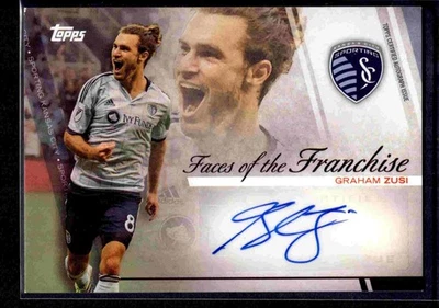 2017 Topps MLS Faces of the Franchise autograph Graham Zusi Sporting Kansas City - Image 1 of 2