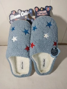 Zapatillas Moon Cake Damas 9/10 EU 40/41 Azul Bandera EE. UU. Estrellas Rojo Blanco Azul - Imagen 1 de 3