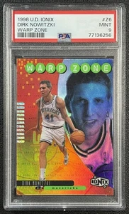 DIRK NOWITZKI PSA 9 1998-99 UPPER DECK IONIX UD Z6 WARP ZONE RC MAVERICKS ROOKIE - Bild 1 von 2