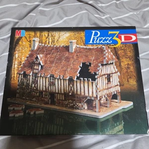 MB Puzz3D Normandie Haus 3D Puzzle Vintage 1997 - Bild 1 von 2