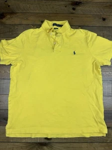 Polo Ralph Lauren Men’s L Classic Fit Yellow Polo Shirt - Picture 1 of 5