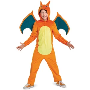  Verkleidung Charizard Kostüm für Kinder, offizielles Pokemon Kostüm H Bekleidung - Bild 1 von 7