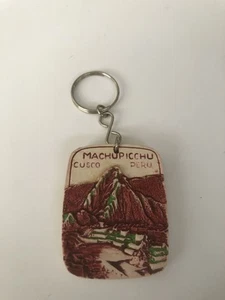 Machu Picchu Vintage Schlüsselanhänger Schlüsselring Kette Mount Everest - Bild 1 von 6