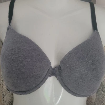 Mujer Xhilaration Camiseta Push Up Sujetador Talla 36D Gris  Foto 1 de 4