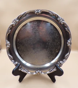 Wm A Rogers GEORGIAN Silver Plated 11" Serving Platter Tray International Silver - Picture 1 of 8