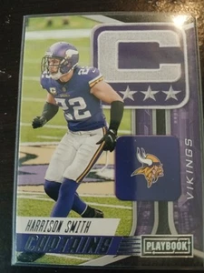 2021 Panini Playbook Captains Insert #CAP-HSM Harrison Smith Minnesota Vikings - Picture 1 of 2