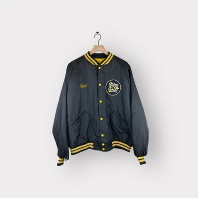 Chaqueta Bomber Satinada Temporada 50 Pittsburgh Steelers Años 80 RARA De Colección  Foto 1 de 4