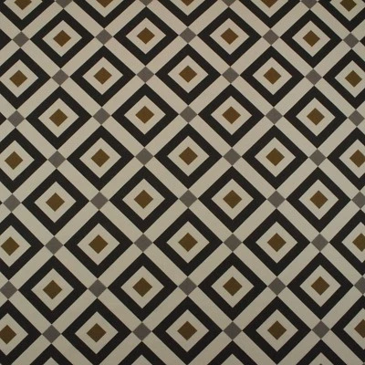 KRAVET VIONNET PEPPERCORN GRAY MODERN GEOMETRIC 100% LINEN FABRIC BY YARD 54"W - Image 1 of 4