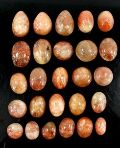 Lote de 26 piezas de piedras preciosas sueltas de piedra solar natural de 70,55 quilates de 8-13 mm - 1109 - Imagen 1 de 2
