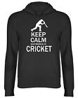 Keep Calm and Believe in Cricket Mens Womens Hooded Top Hoodie