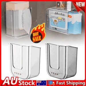 Wet Wipes Box Wall-Mounted Tissue Holder Tissue Box for Kitchen BedroQT Bathroom - Picture 1 of 15