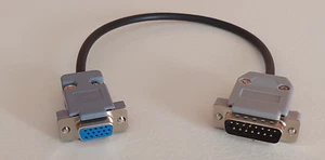 Sharp X68000 VGA Cable Converter Adapter RGB use any VGA monitor 31Khz Video - Afbeelding 1 van 1