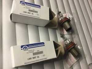 Mopar 9007 65/55W Two Bulbs Head Light Dual Beam L0009007QL - Picture 1 of 2
