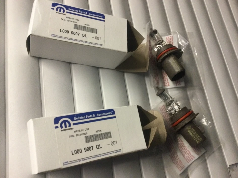 Mopar 9007 65/55W Dos Bombillas Cabeza Luz Doble Haz L0009007QL Foto 1 de 2
