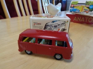 Vintage Kovap VW Clipper 1969 Replica, Maroon in Box , Czech Republic 4.75" - Picture 1 of 12