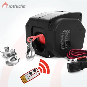 12V Elektrische Seilwinde 4990 KG mit Funk Motorwinde Bootswinde Winde Seilzug - Bild 1 von 10