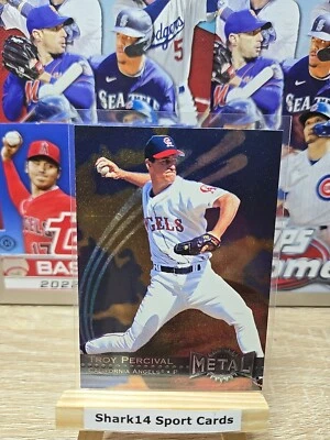 1996 Fleer Skybox Metal Universe Troy Percival #30 - Image 1 of 2