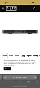 Elura AMP500/1 1-Channel 500-Watt Amplifier Slim 1U Power Amplifier - Picture 1 of 8