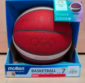 pallone pallacanestro uomo ufficiale olimpico fuso Parigi 2024 BG5000 taglia 7 - Foto 1 di 18