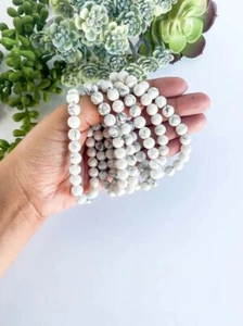Howlite Crystal Bracelet - Picture 1 of 5