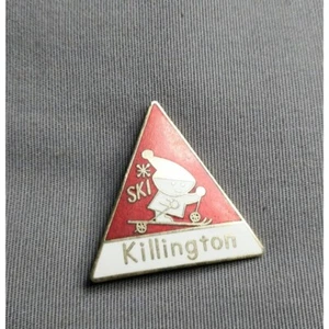 Chaqueta de esquí Killington VT Vermont sombrero prendedor triángulo - Imagen 1 de 2