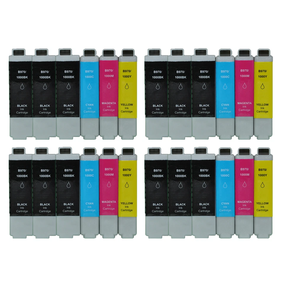 24 Tintenpatronen kompatibel mit BROTHER DCP130C DCP350C DCP357C DCP540CN LC1000 - Bild 1 von 1