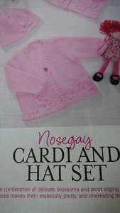 Knitting Pattern- Lovely 4 Ply Jacket & Hat Set-Sizes Prem-24mths - Picture 1 of 2