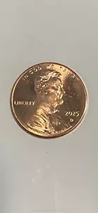 2025 D Lincoln Shield Cent 1 Cent Penny - Bild 1 von 2