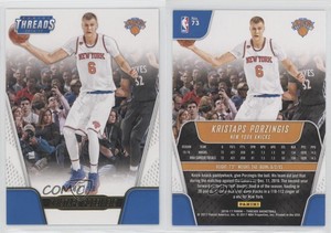 2016-17 Panini Threads Century Proof Gold /10 Kristaps Porzingis #73