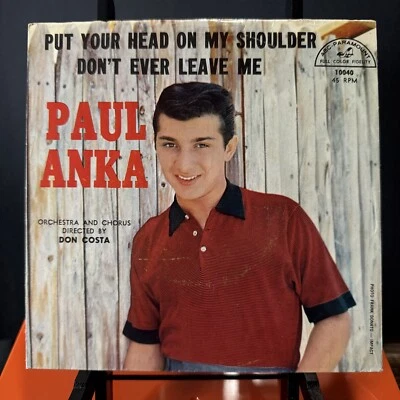 Paul Anka / Put Your Head On My Shoulder  Picture Sleeve Only-no Record ABC PS - Image 1 of 3