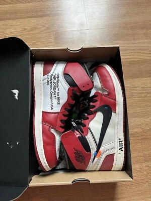 Size 11.5 - Jordan 1 Retro OG x Off-White High Chicago - Image 1 of 4