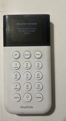 SimpliSafe SSKP3Wireless Security Keypad White Powers On - Image 1 of 4