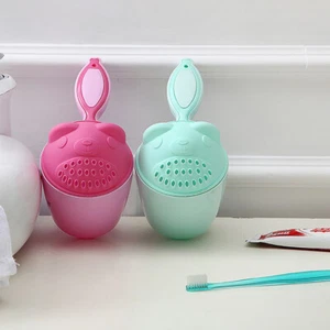 Baby Shower Shampoo Cup Kids Bathing Toys Bathroom Shower Shampoo Rinse Cup AT - Picture 1 of 11