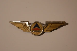 Vintage Delta Airlines Pilots Wings Jr. Pilot Kunststoff Flügel - Bild 1 von 2