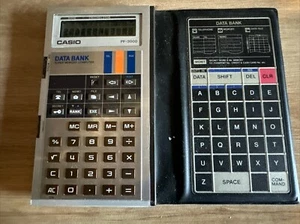 Casio PF-3000 Data Bank Calculatrice Fonctionnelle Rare Vintage - Photo 1/5