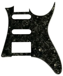 4 Ply Black Pearl Pickguard Guitar Parts For Ibanez RG40 HSS Guitar - Picture 1 of 6