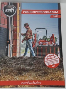 KIOTI Traktoren Produktprogramm 2022 Prospekt ( 5525 ) - Bild 1 von 1